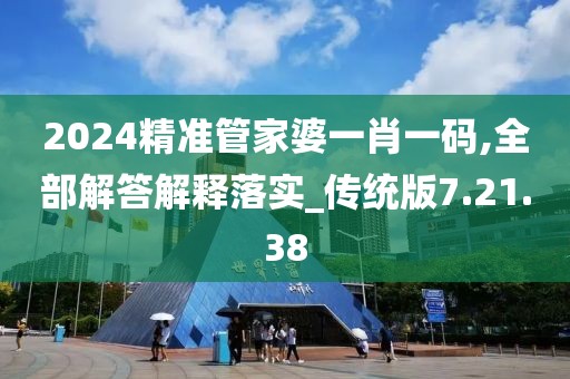 2024精准管家婆一肖一码,全部解答解释落实_传统版7.21.38