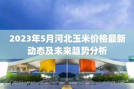 2023年5月河北玉米价格最新动态及未来趋势分析