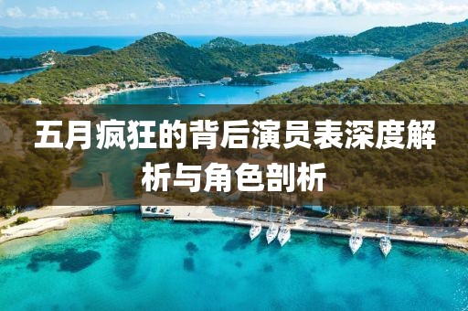 五月疯狂的背后演员表深度解析与角色剖析