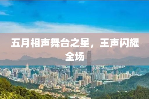 五月相声舞台之星，王声闪耀全场