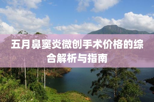 五月鼻窦炎微创手术价格的综合解析与指南