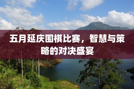 五月延庆围棋比赛，智慧与策略的对决盛宴