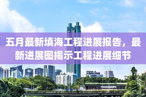 五月最新填海工程进展报告，最新进展图揭示工程进展细节