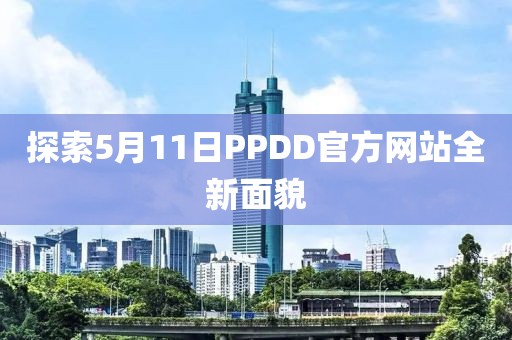 探索5月11日PPDD官方网站全新面貌
