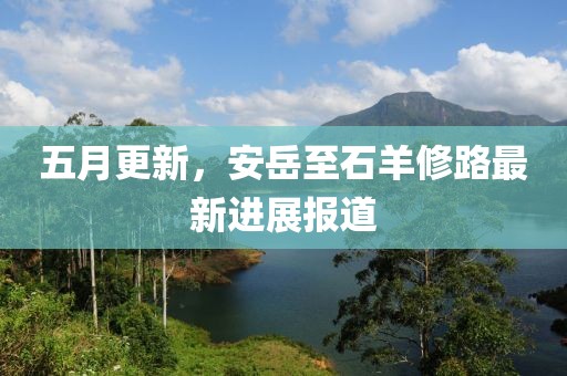 五月更新，安岳至石羊修路最新进展报道