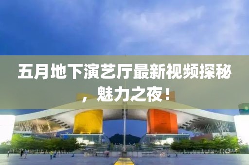 五月地下演艺厅最新视频探秘，魅力之夜！
