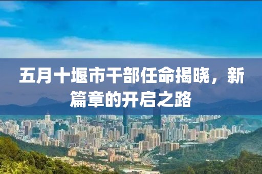 五月十堰市干部任命揭晓，新篇章的开启之路