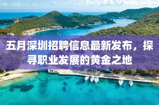 五月深圳招聘信息最新发布，探寻职业发展的黄金之地
