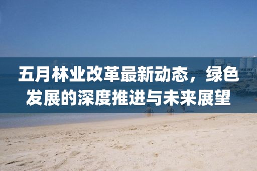 五月林业改革最新动态，绿色发展的深度推进与未来展望