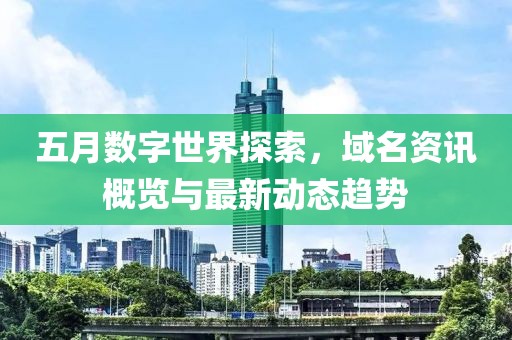 五月数字世界探索，域名资讯概览与最新动态趋势
