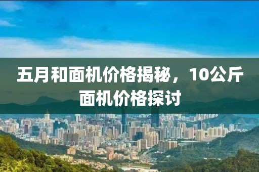 五月和面机价格揭秘，10公斤面机价格探讨