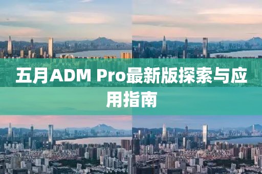 五月ADM Pro最新版探索与应用指南