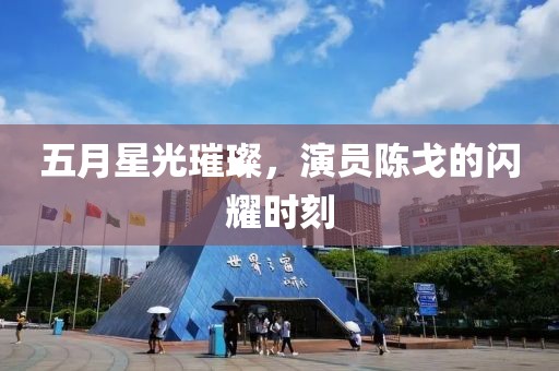 五月星光璀璨，演员陈戈的闪耀时刻