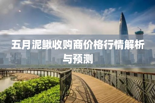 五月泥鳅收购商价格行情解析与预测