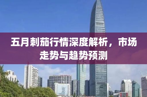五月刺茄行情深度解析，市场走势与趋势预测