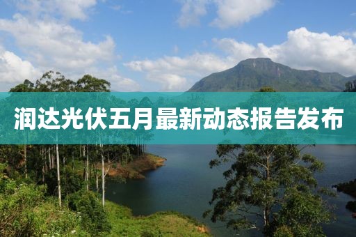 润达光伏五月最新动态报告发布