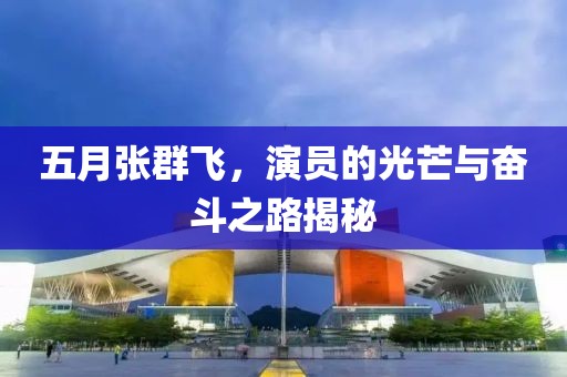 五月张群飞，演员的光芒与奋斗之路揭秘