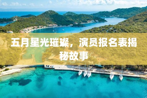 五月星光璀璨，演员报名表揭秘故事