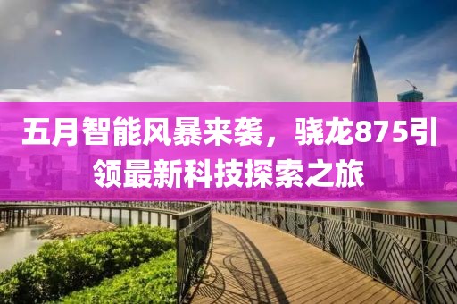 五月智能风暴来袭，骁龙875引领最新科技探索之旅