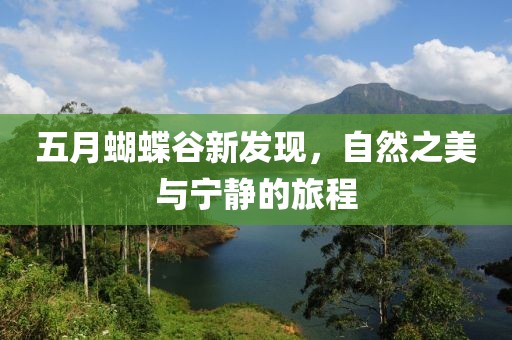 五月蝴蝶谷新发现，自然之美与宁静的旅程