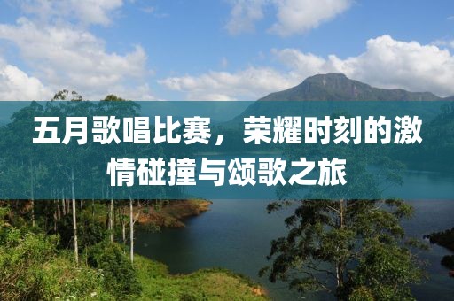 五月歌唱比赛，荣耀时刻的激情碰撞与颂歌之旅
