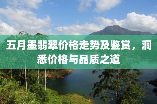 五月墨翡翠价格走势及鉴赏，洞悉价格与品质之道