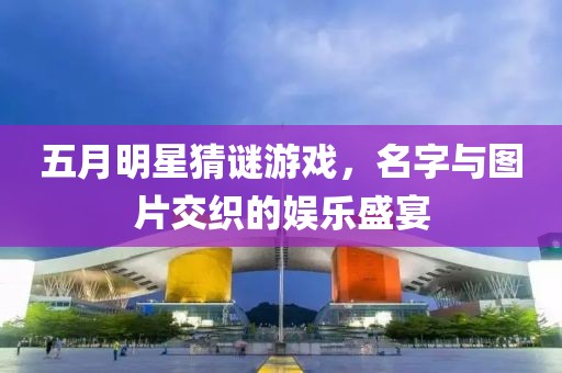 五月明星猜谜游戏，名字与图片交织的娱乐盛宴