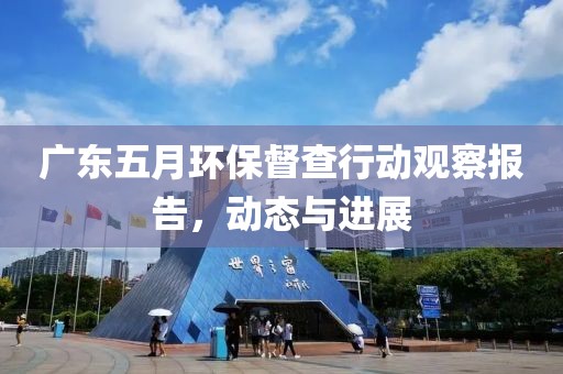 广东五月环保督查行动观察报告，动态与进展