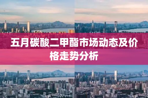 五月碳酸二甲酯市场动态及价格走势分析