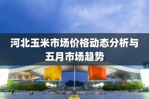 河北玉米市场价格动态分析与五月市场趋势